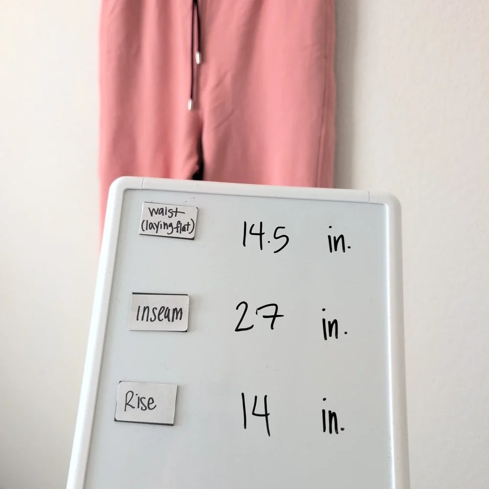 Nap Loungewear Pink Balloon Leg Joggers‎ High Rise Sweatpants Large Athleisure